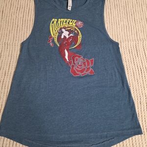 Bella Canvas Grateful Deadhead Festival Mermaidcore Punk Tank Top